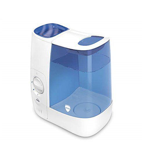 Vicks VH845E1 Warm Mist Humidifier - Home Use and Child's Nursery - Blue/White - Healthxpress.ie