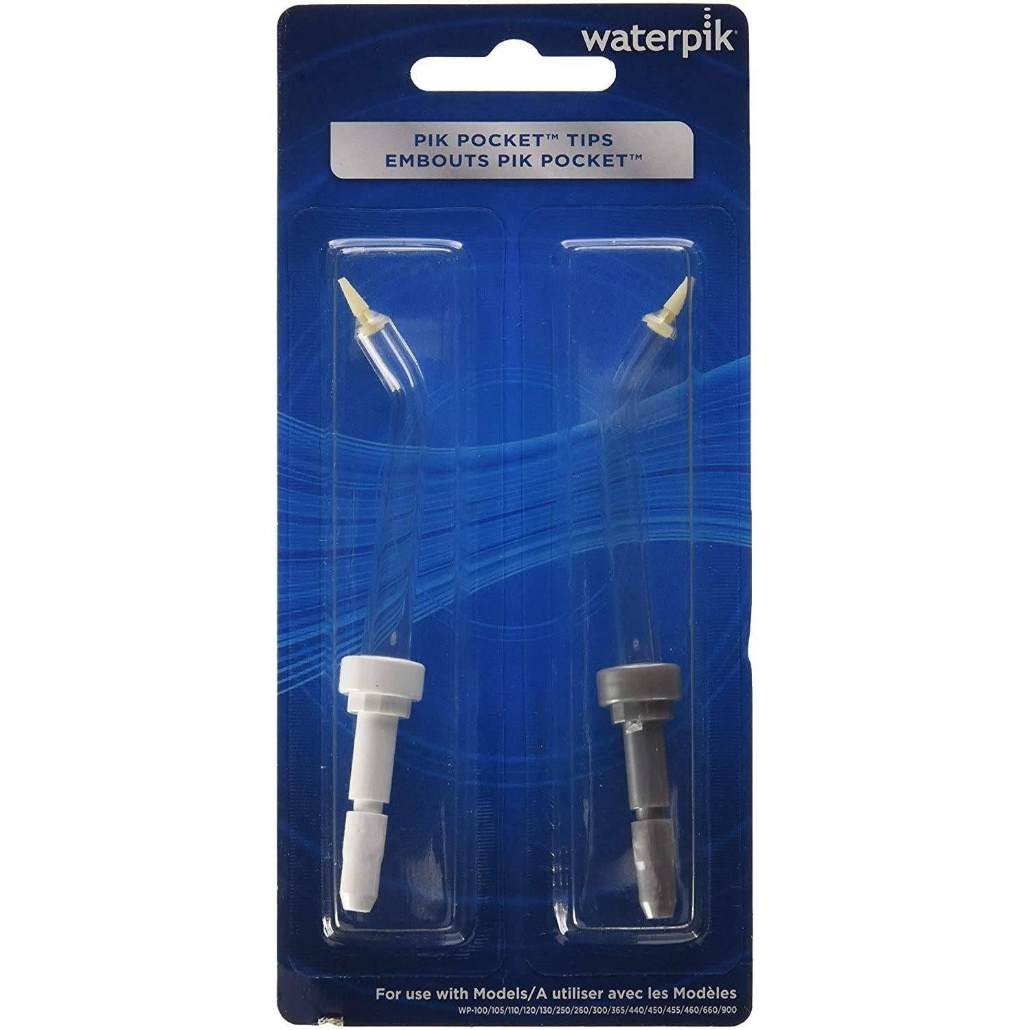 Waterpik Pik Pocket Replacement Tips PP100E for the WP450 or WP100 - Healthxpress.ie