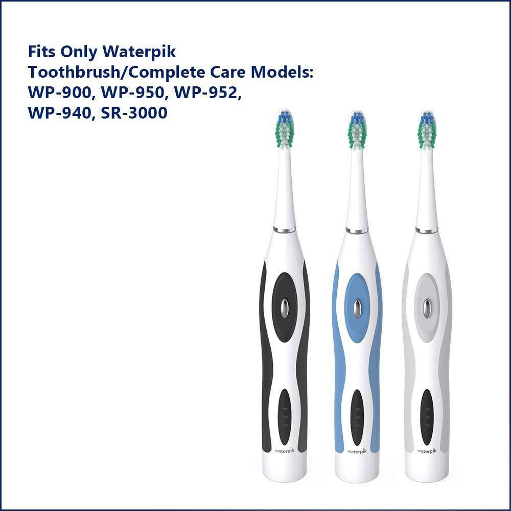 Waterpik SRSB-3E Compact Replacement Brush Heads Small for SR3000 and Complete Care -3 Pack - Healthxpress.ie