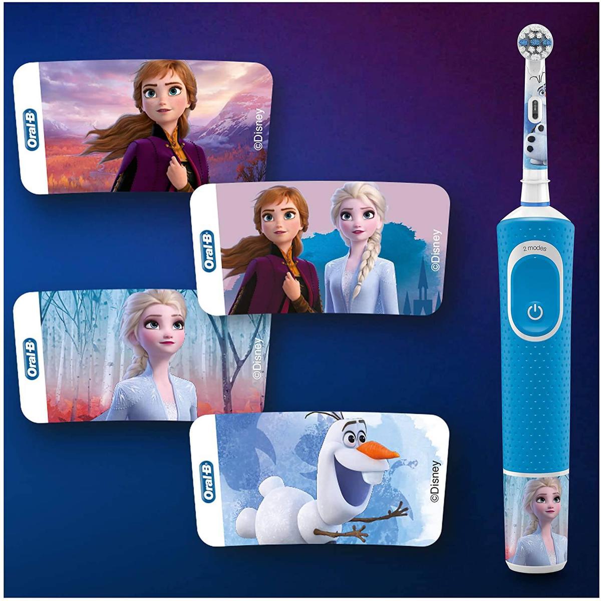 Oral-B Vitality Stages Power Kids Frozen Electric Powered Rechargeable Toothbrush 3+ - Healthxpress.ie
